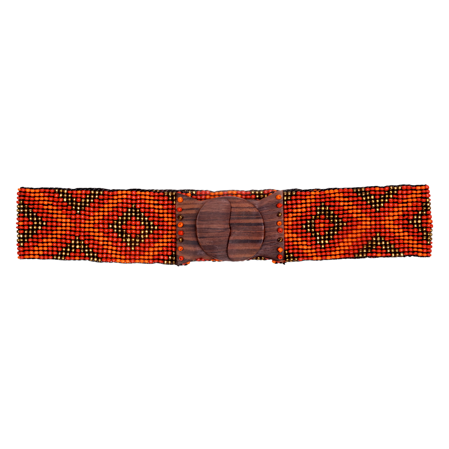 Stretchy Mango Beaded Belt
