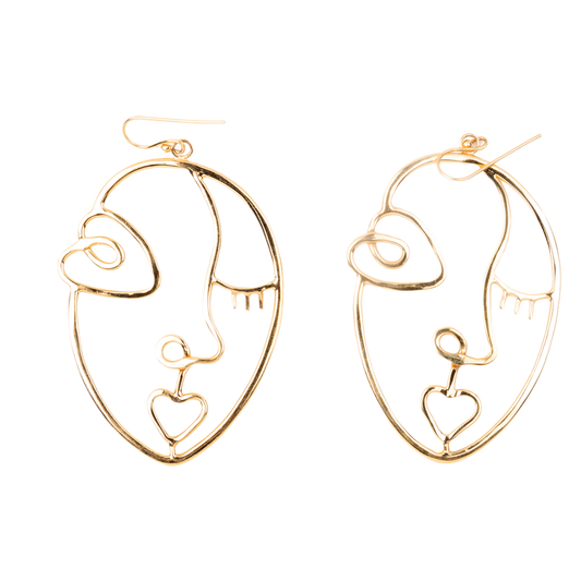 Aurora Gold Coated Earrings