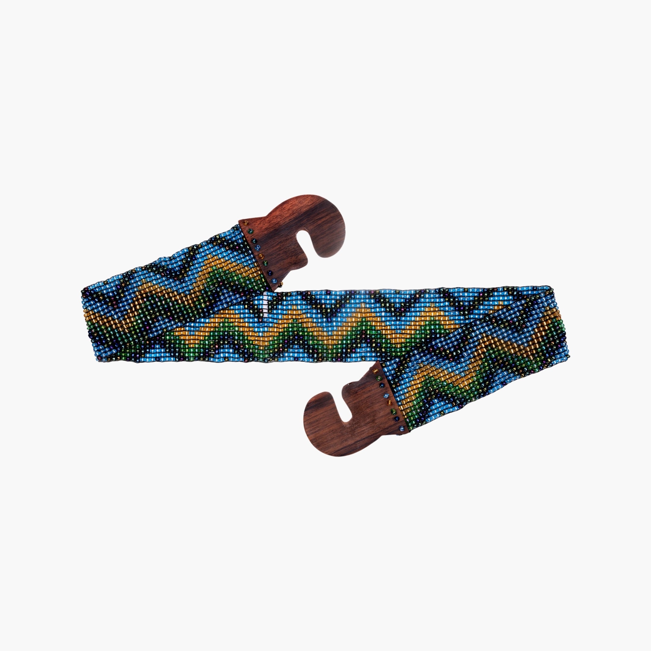 Stretchy Afro-Beaded Belt