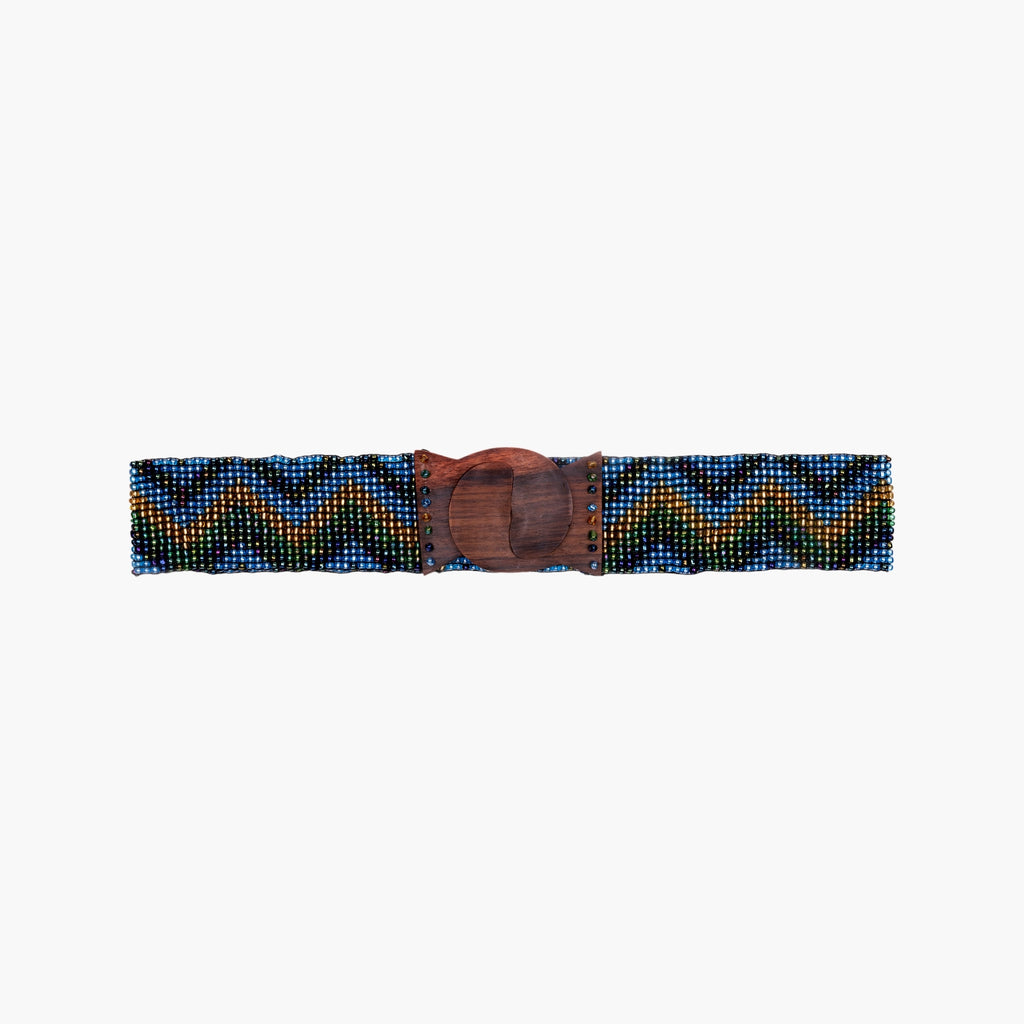 Stretchy Afro-Beaded Belt