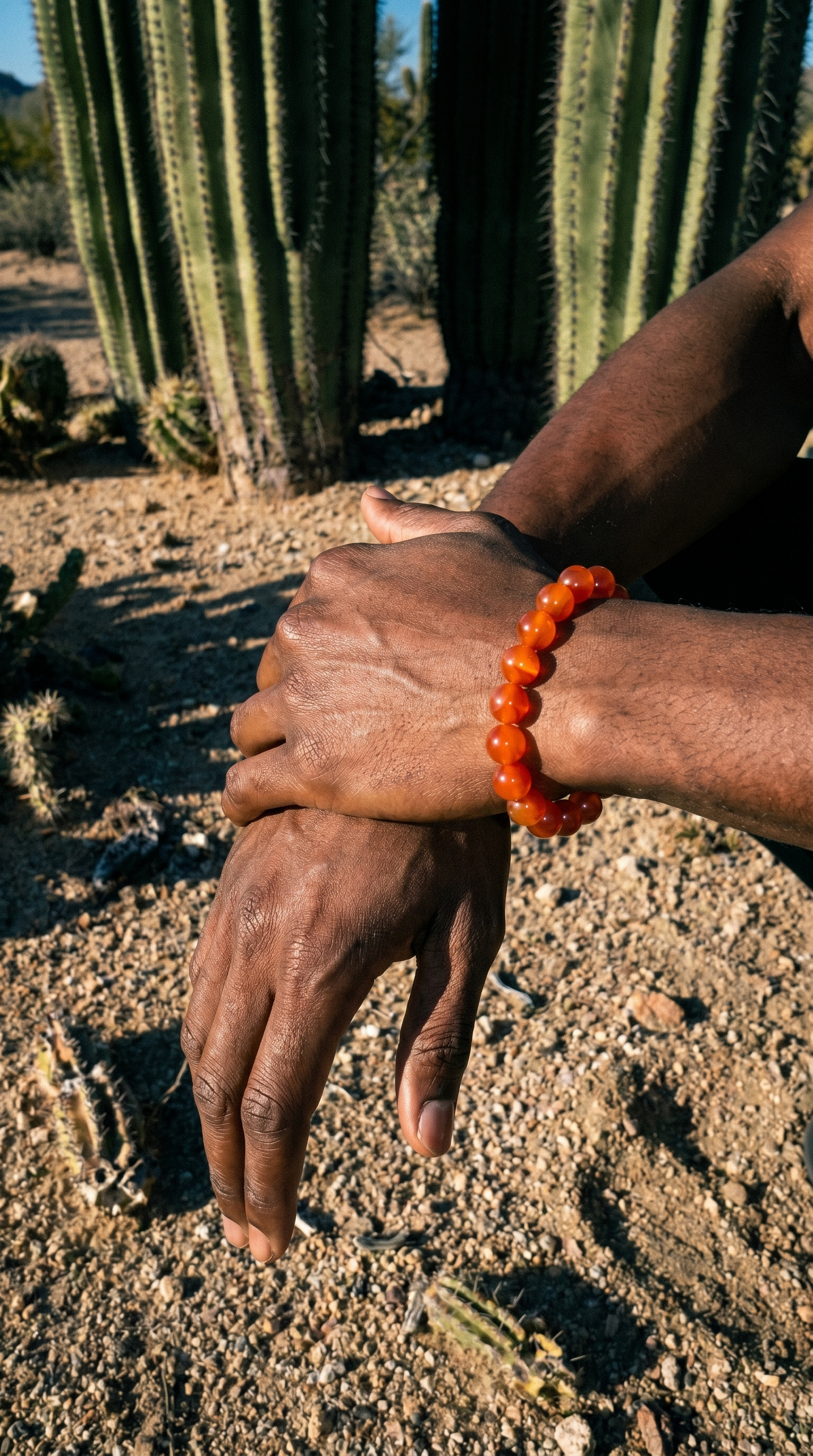 Carnelian Stone Armband
