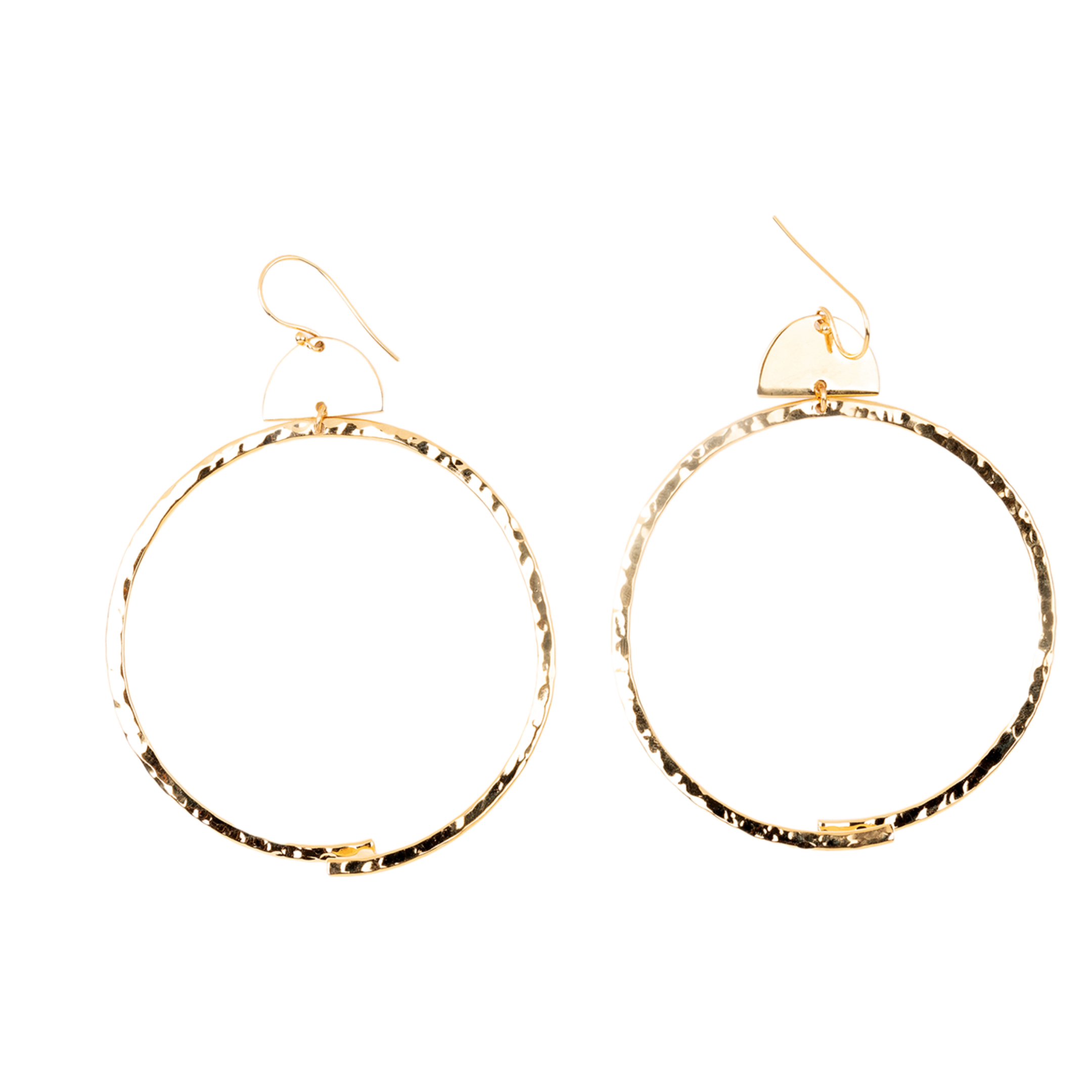 Kuba Gold Coated Earrings