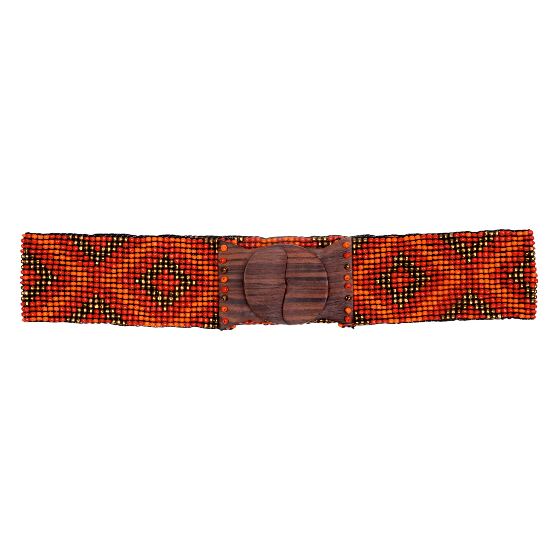 Stretchy Mango Beaded Belt