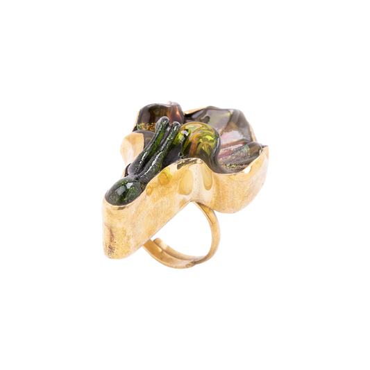 Opaline Statement Ring