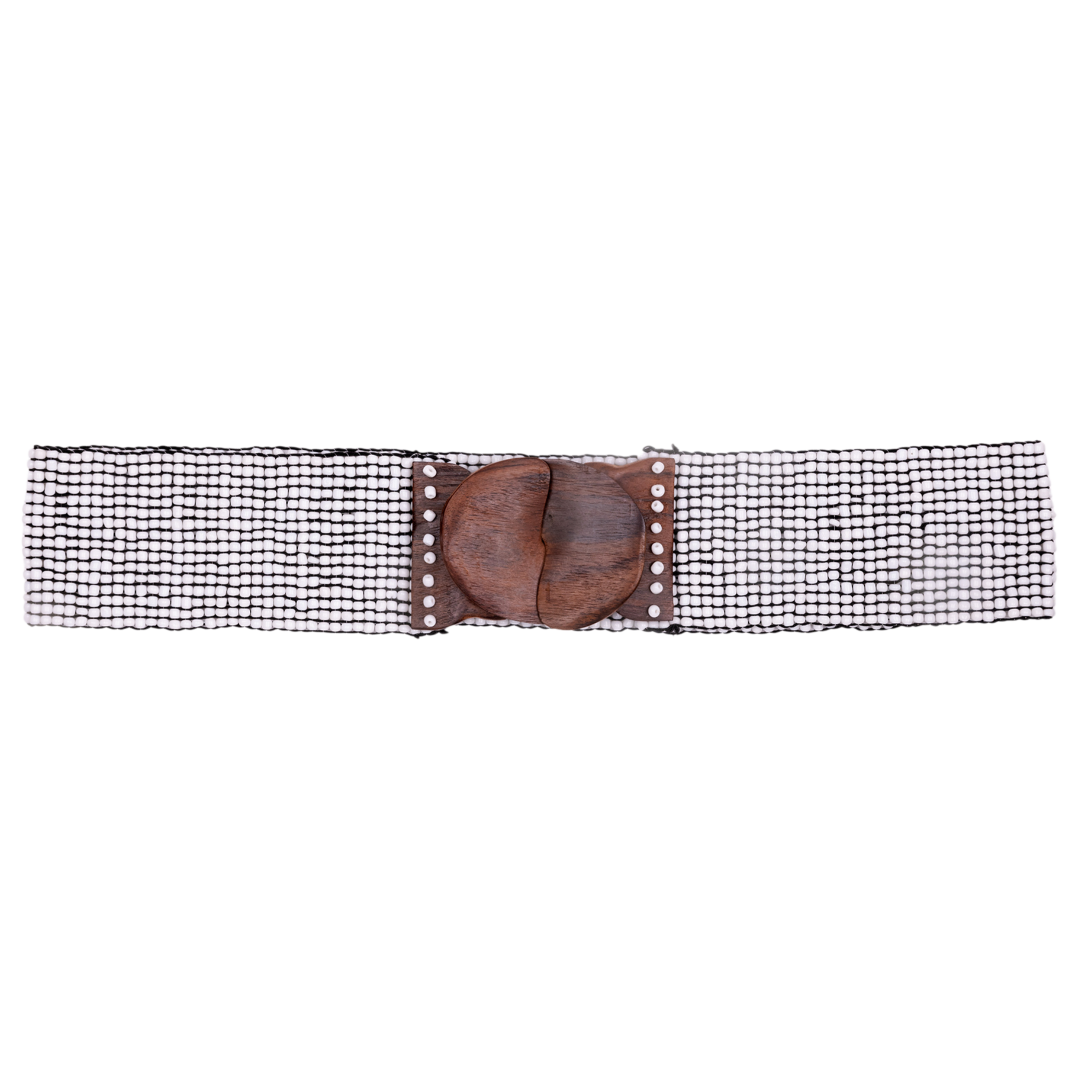 Stretchy Polka Beaded Belt