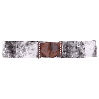 Stretchy Polka Beaded Belt