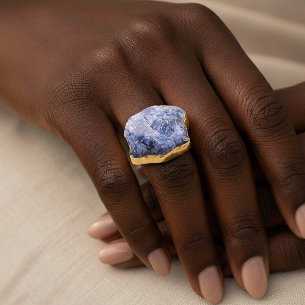 Lapislazuli Statement-Ring