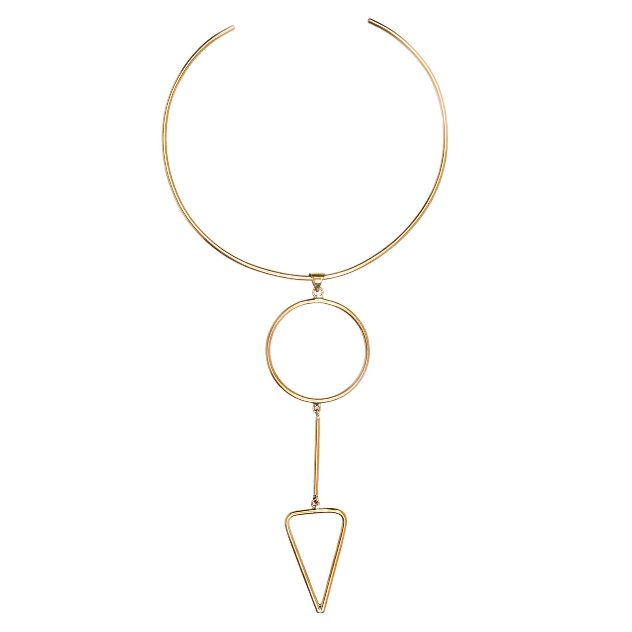 Zazi Brass Necklace