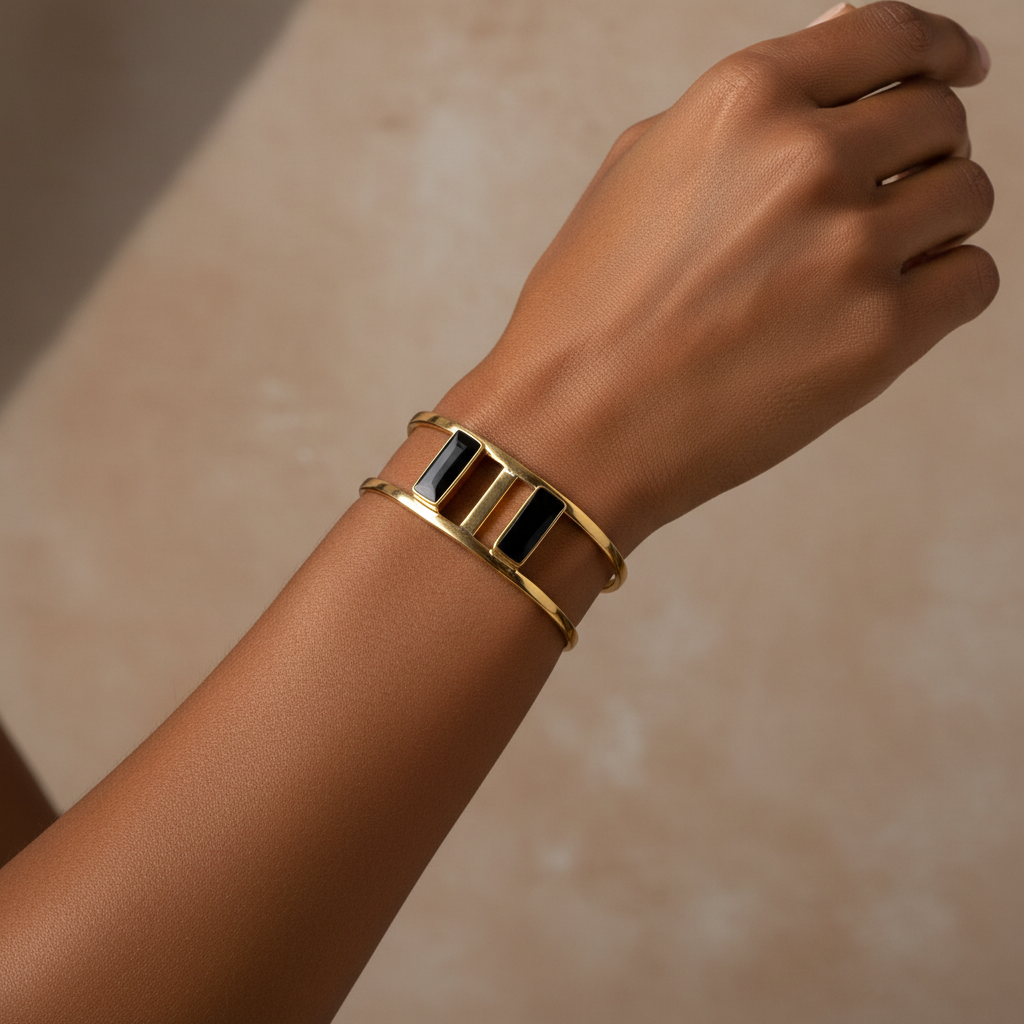 Nyota Gold Coated Bracelet